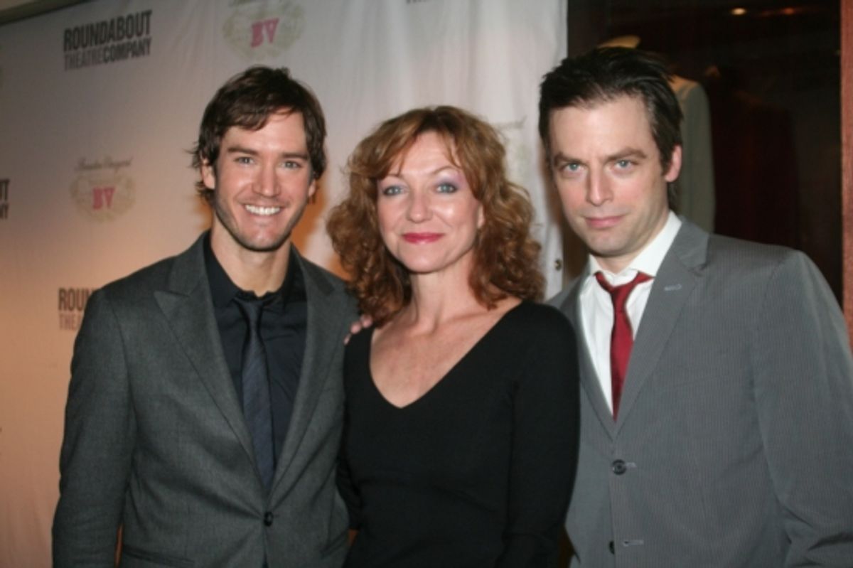 Mark Paul Gosseler, Julie White and Justin Kirk at 