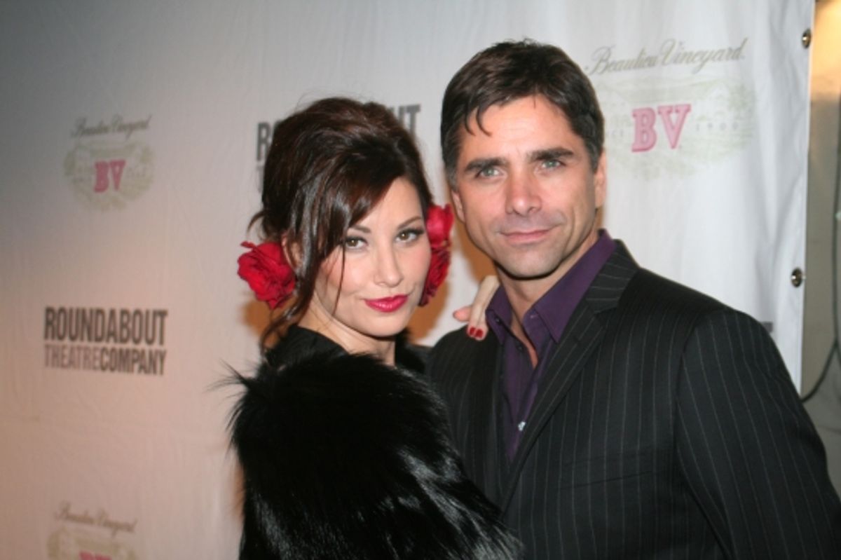 Gina Gershon and John Stamos at 