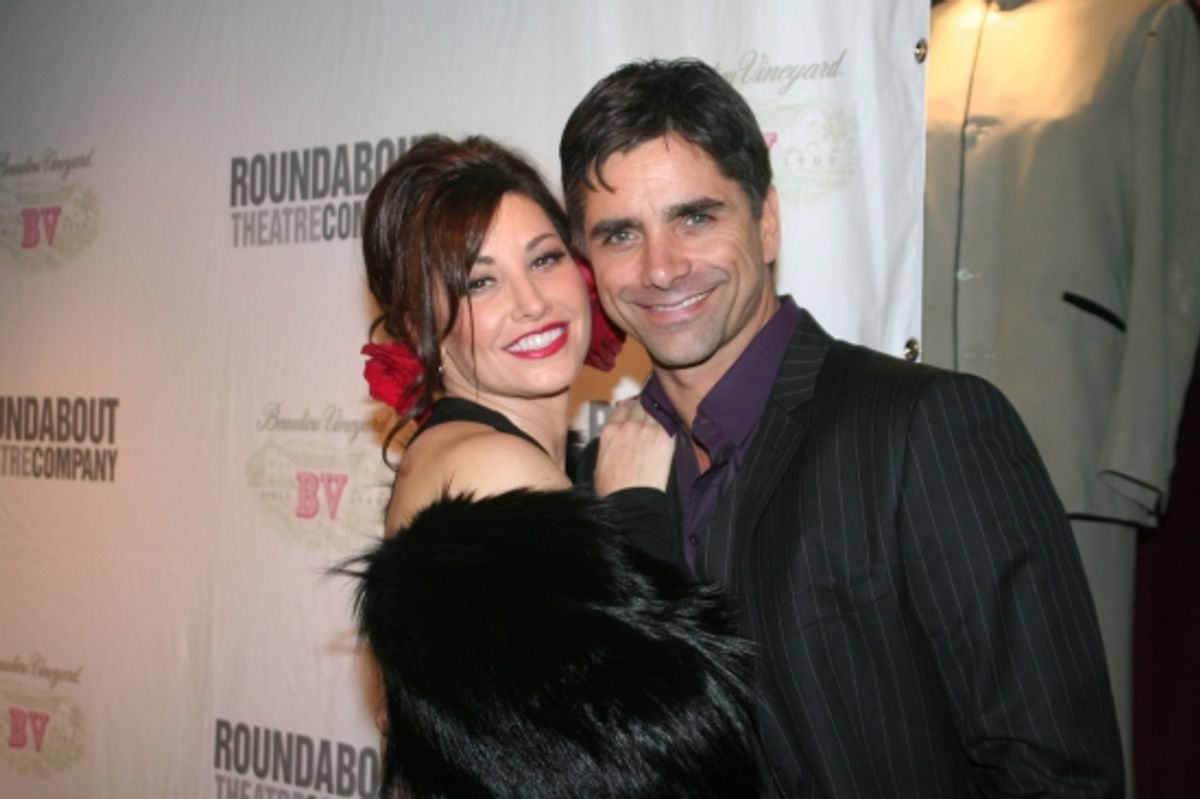 Gina Gershon and John Stamos at 