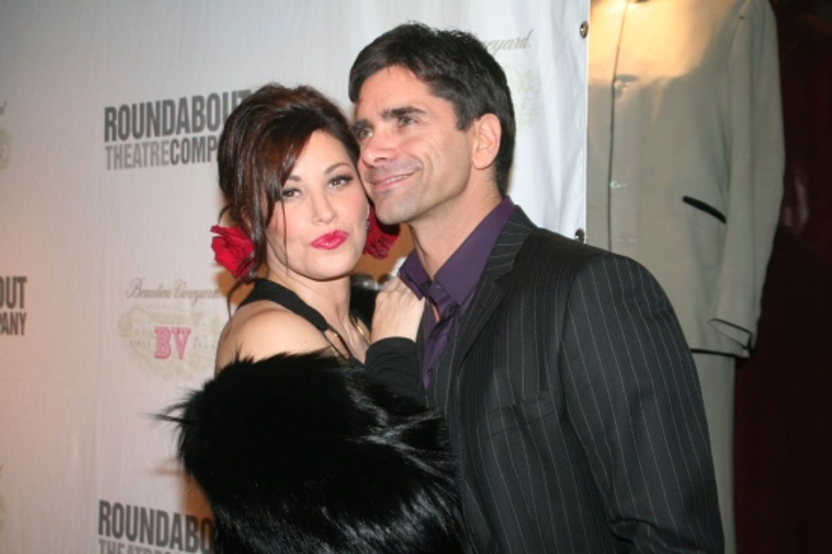 Gina Gershon and John Stamos at 