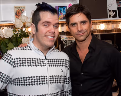 Perez Hilton and John Stamos Photo
