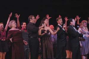 Sharon McKnight, Marc Kudisch, Stephanie J. Block, Jim Caruso, Lee Roy Reams, Elizabe Photo