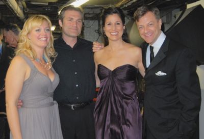 Elizabeth Stanley, Marc Kudisch, Stephanie J. Block, Jim Caruso Photo
