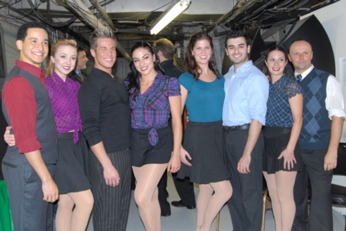 The Entire Ensemble of The David Merrick Dancers-Richard Riaz Yoder, Daryl Getman, Kristofer Stock, Nikki Chalas, Kaia Marguerite, Warren Curtis, Lisa Marchillo, Jeff Lagace at 