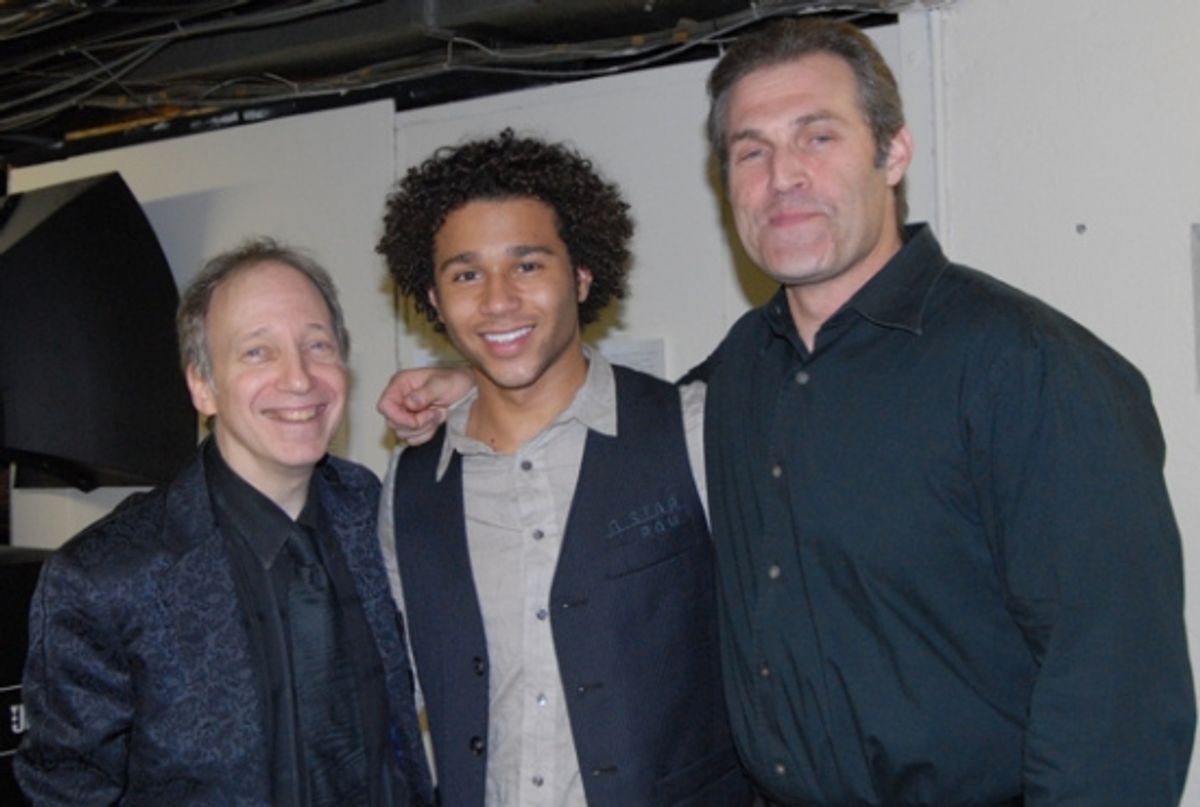 Scott Siegel, Corbin Bleu and Marc Kudisch at 
