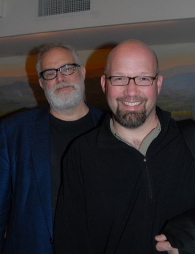 William Finn (Falsettos writer) and Scott Coulter Photo