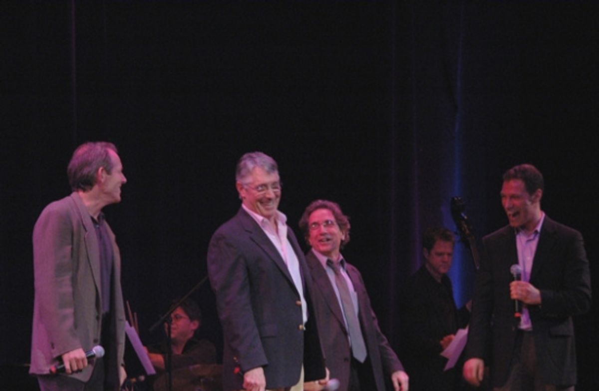 Stephen Borardus, Michael Rupert, Chip Zien, and Jonathan Kaplan (Falsettos) at 