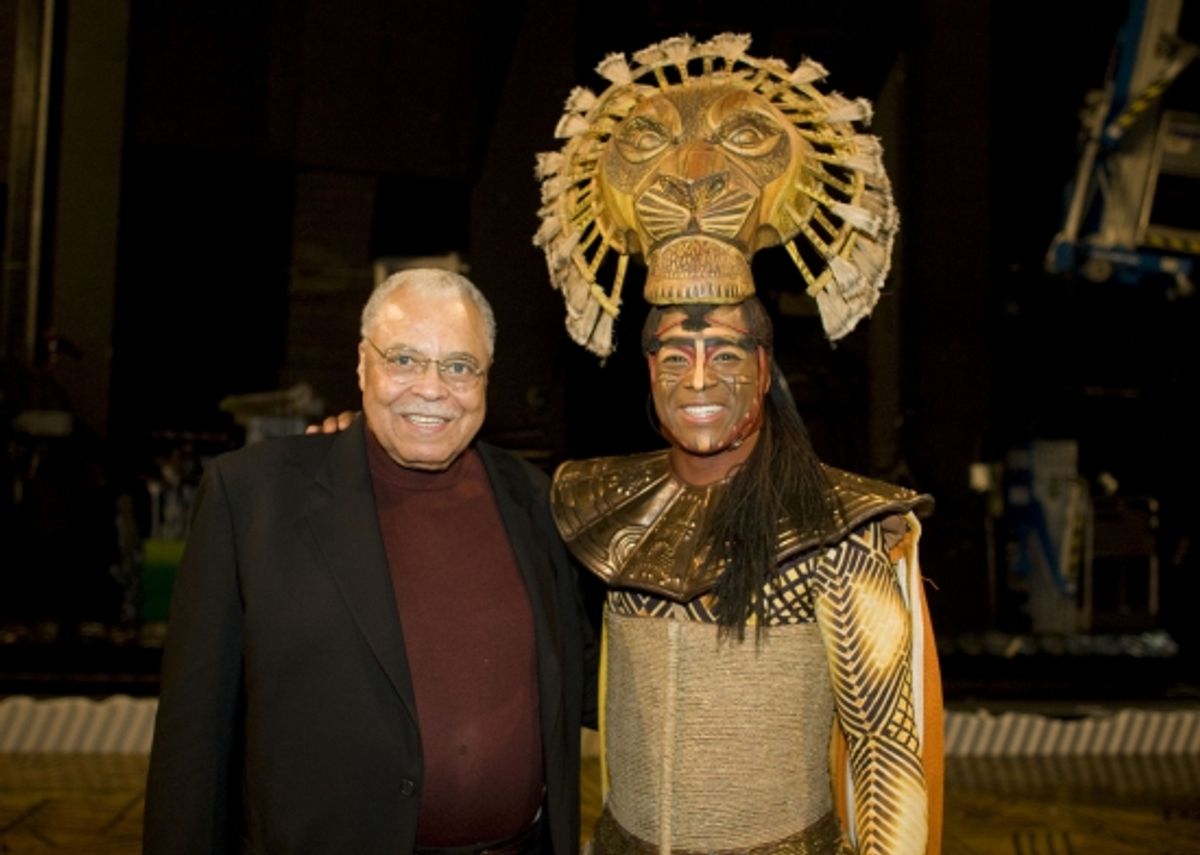 James Earl Jones and Shaun Escoffery at 
