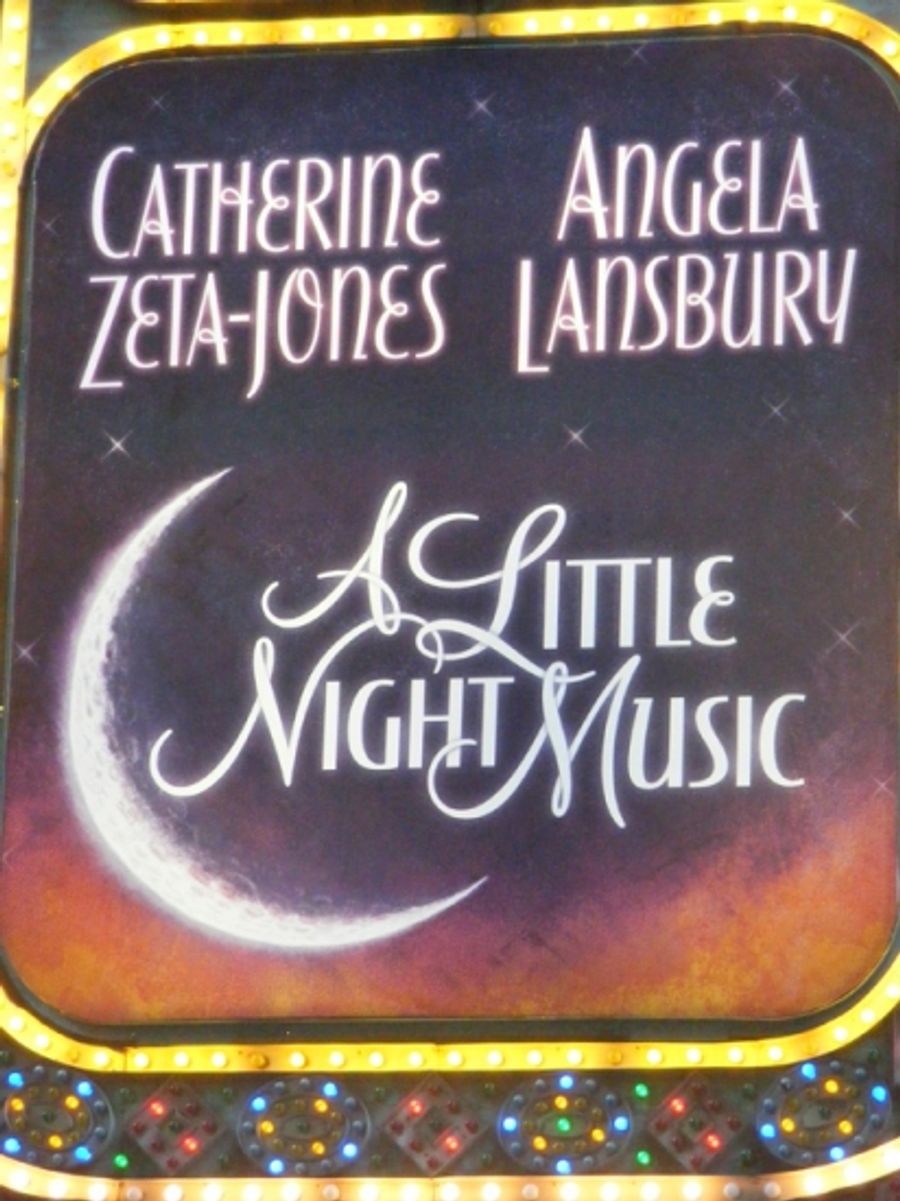 Photo Coverage: A LITTLE NIGHT MUSIC Marquee Unveiled at The Walter Kerr Image