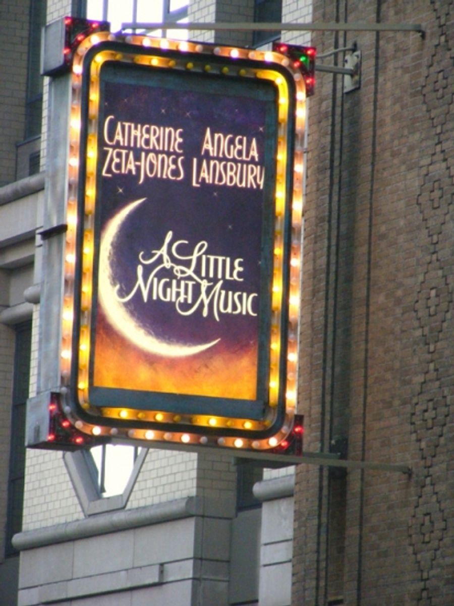 Photo Coverage: A LITTLE NIGHT MUSIC Marquee Unveiled at The Walter Kerr Image