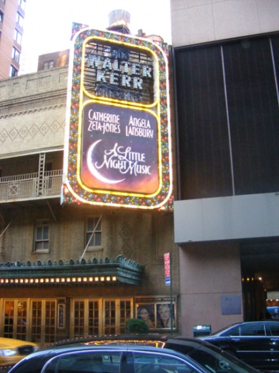 Photo Coverage: A LITTLE NIGHT MUSIC Marquee Unveiled at The Walter Kerr Image