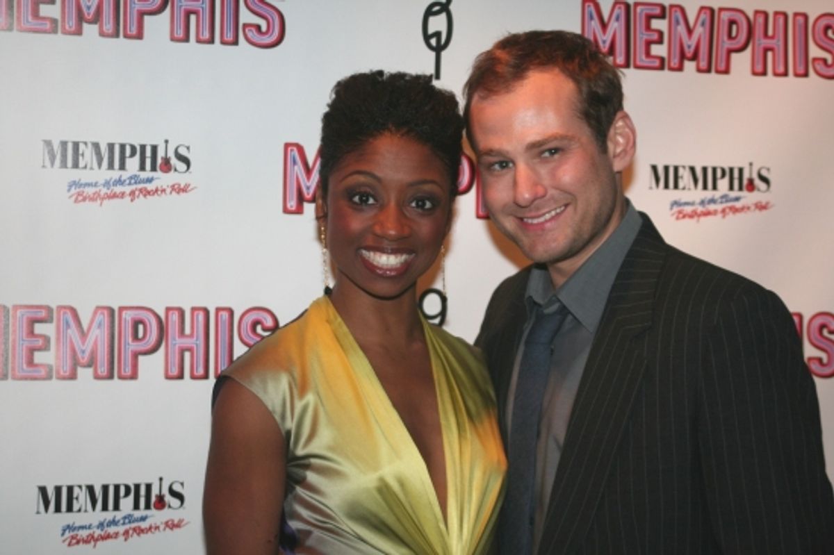 Montego Glover and Chad Kimball at 