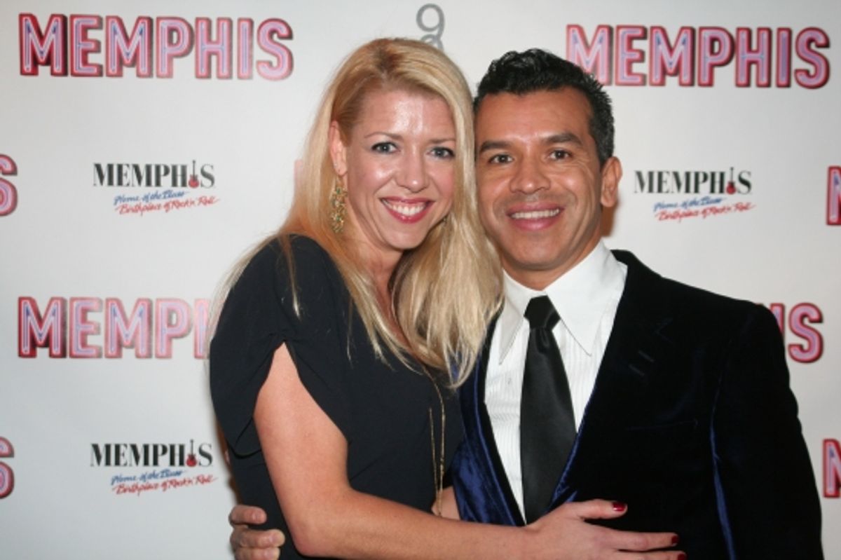 Associate Director Kelly Devine and Choreographer Sergio Trujillo at 