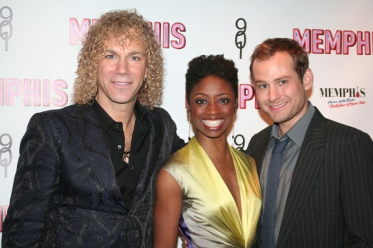 David Bryan, Montego Glover and Chad Kimball at 