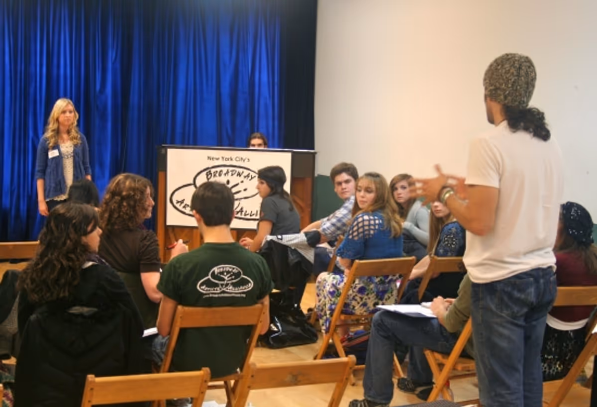 Hair's Will Swenson mentors the students of Broadway Artists Alliance at Hair’s Will Swenson Mentors The Students of Broadway Artists Alliance