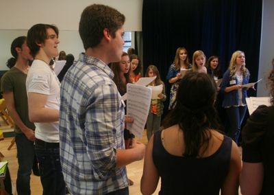 HairÃ¢â‚¬â„¢s Will Swenson mentors the students of Broadway Artists Allianc Photo