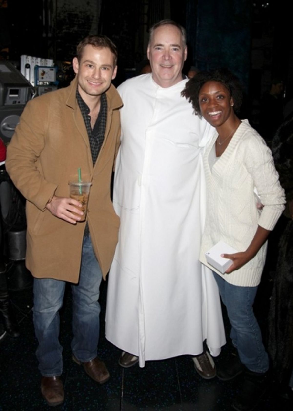 Chad Kimball, John Jellison and Montego Glover at 