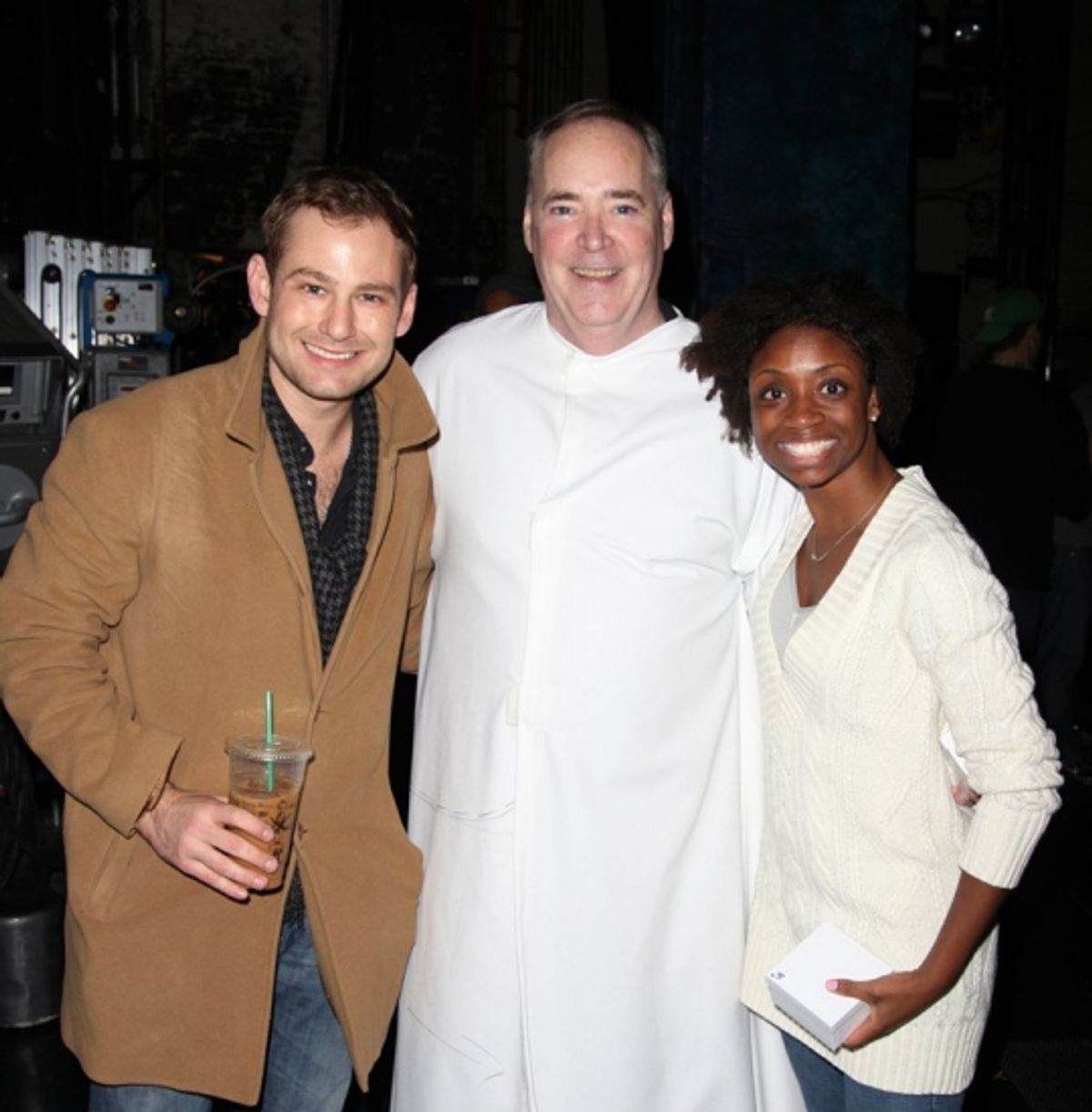 Chad Kimball, John Jellison and Montego Glover
 at 