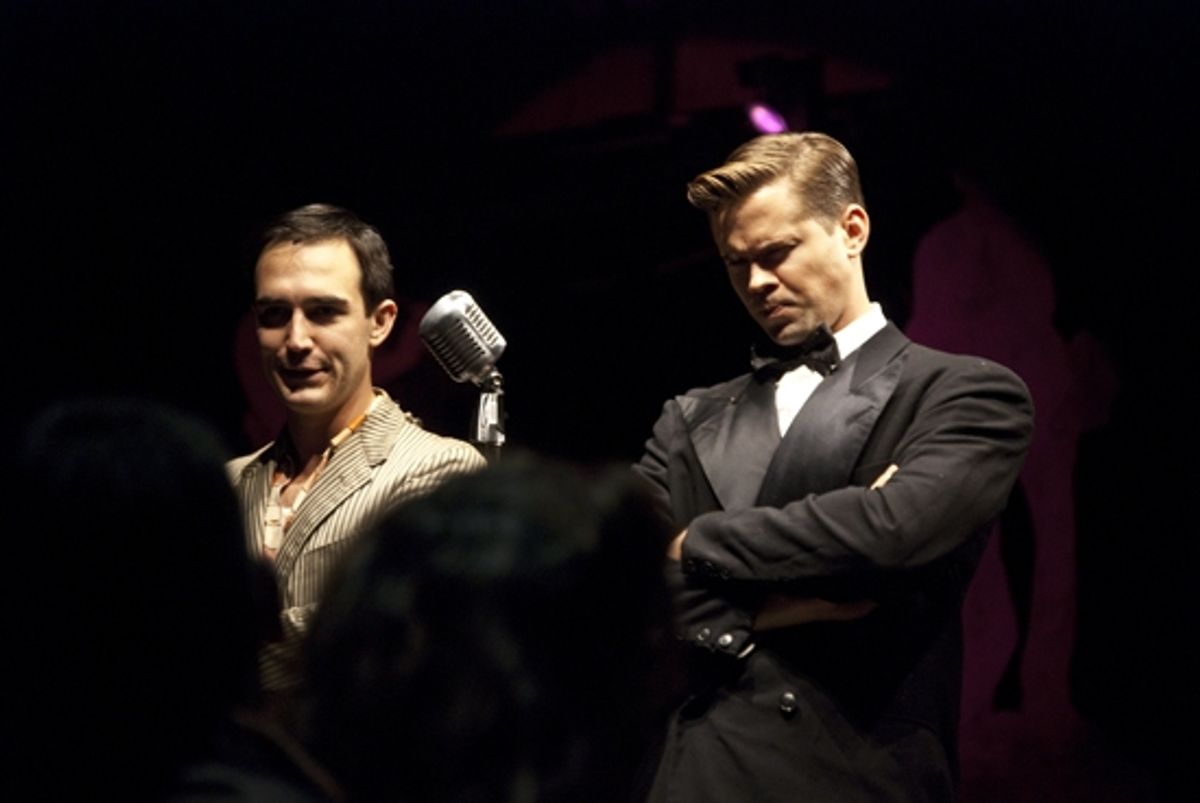 Noah Aberlin and Andrew Rannells
 at 