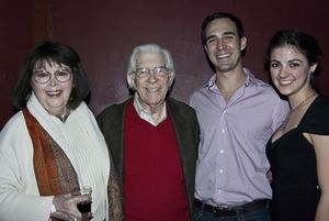 Original MARATHON '33 cast members Libby Dean and Lee Allen with Noah Aberlin and Kirsten Tucker
@ BroadwayWorld Original MARATHON '33 cast members Libby Dean and Lee Allen with Noah Aberlin and Kir Photo
