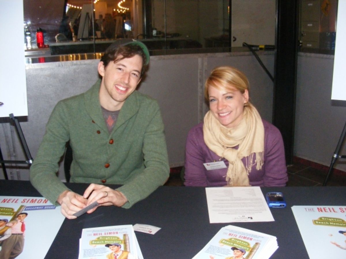Josh Grisetti and Representative from THE NEIL SIMON PLAYS at Sean McCourt, Josh Grisetti & More at Partners in Education Expo '09
