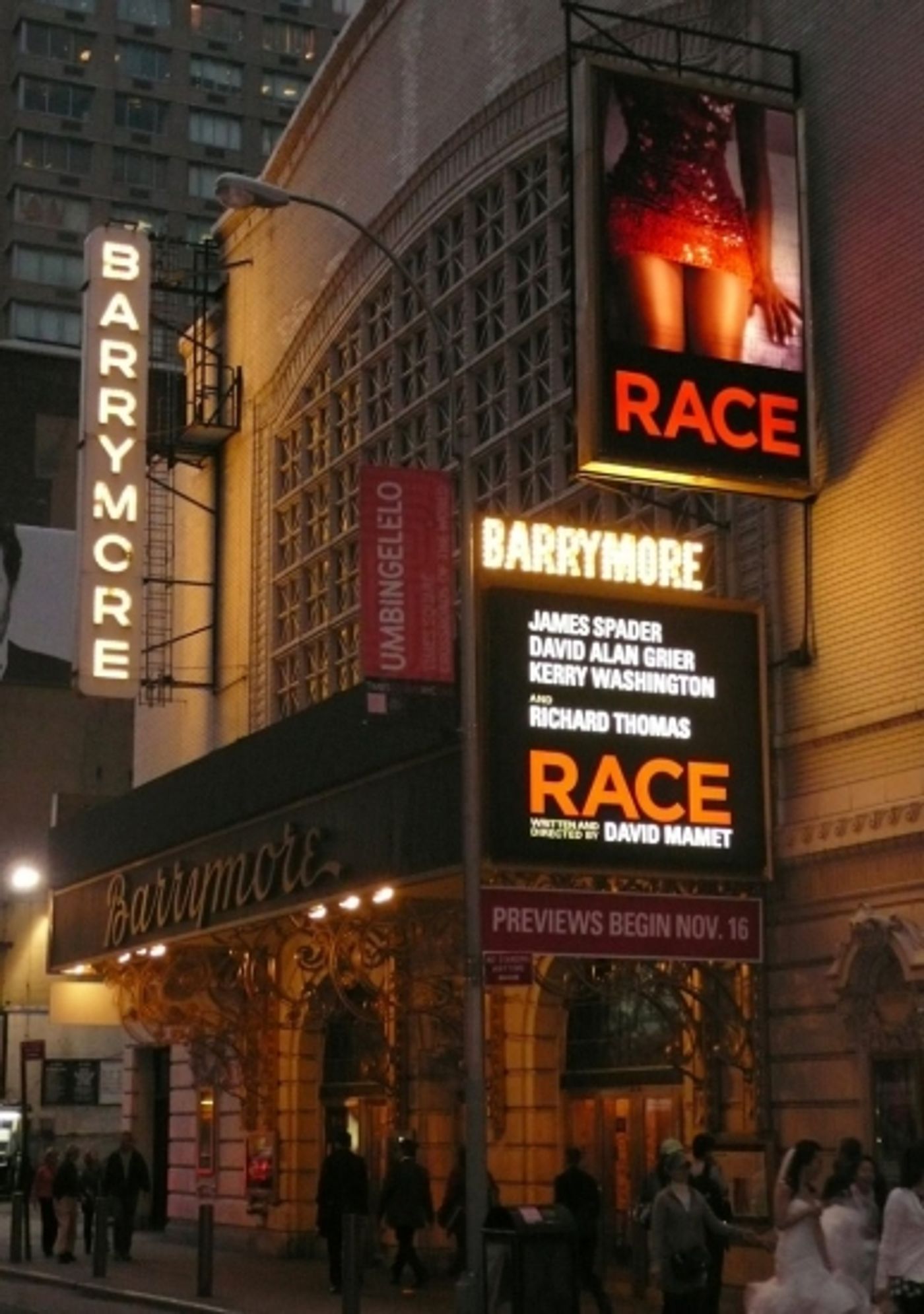 Photo Preview: RACE Marquee Unveiled at the Barrymore Theatre Photo Preview: RACE Marquee Unveiled at the Barrymore Theatre Image