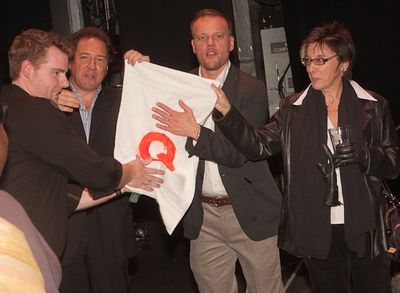 Nicholas Kohn, Kevin McCollum, Jason Moore and Robyn Goodman
 Photo