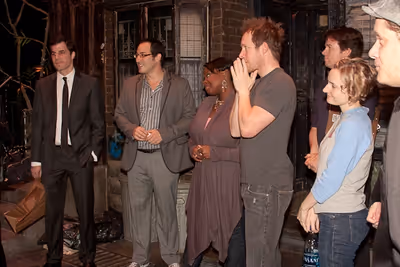 Ken Davenport and the Avenue Q gang
 Photo