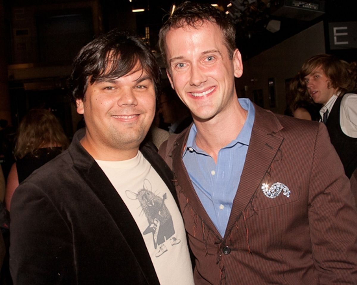 Robert Lopez and Jeff Whitty at 