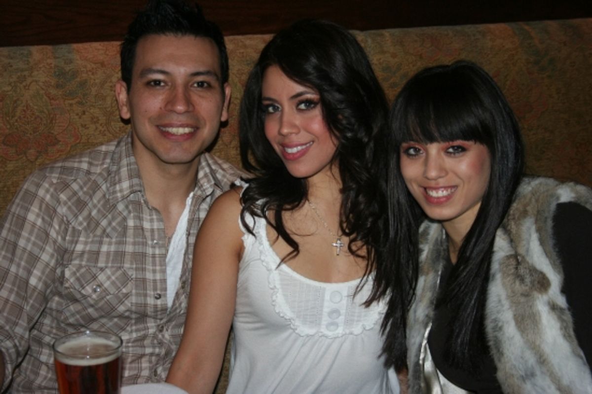 Ricky Rojas, Rebecca Tapia and Sarah Hivs at 