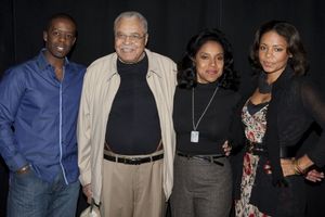 Adrian Lester (Brick), James Earl Jones (Big Daddy), Phylicia Rashad (Big Mama), Sanaa Lathan (Maggie) @ BroadwayWorld Adrian Lester (Brick), James Earl Jones (Big Daddy), Phylicia Rashad (Big Mama), Sana Photo