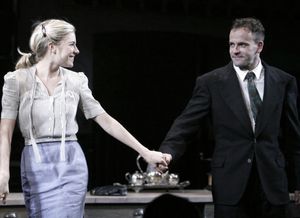 Sienna Miller and Jonny Lee Miller @ BroadwayWorld Sienna Miller and Jonny Lee Miller Photo