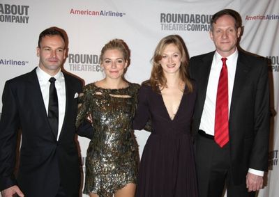 Jonny Lee Miller, Sienna Miller, Marin Ireland and Mark Brokaw Photo