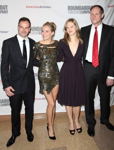 Jonny Lee Miller, Sienna Miller, Marin Ireland and Mark Brokaw Photo