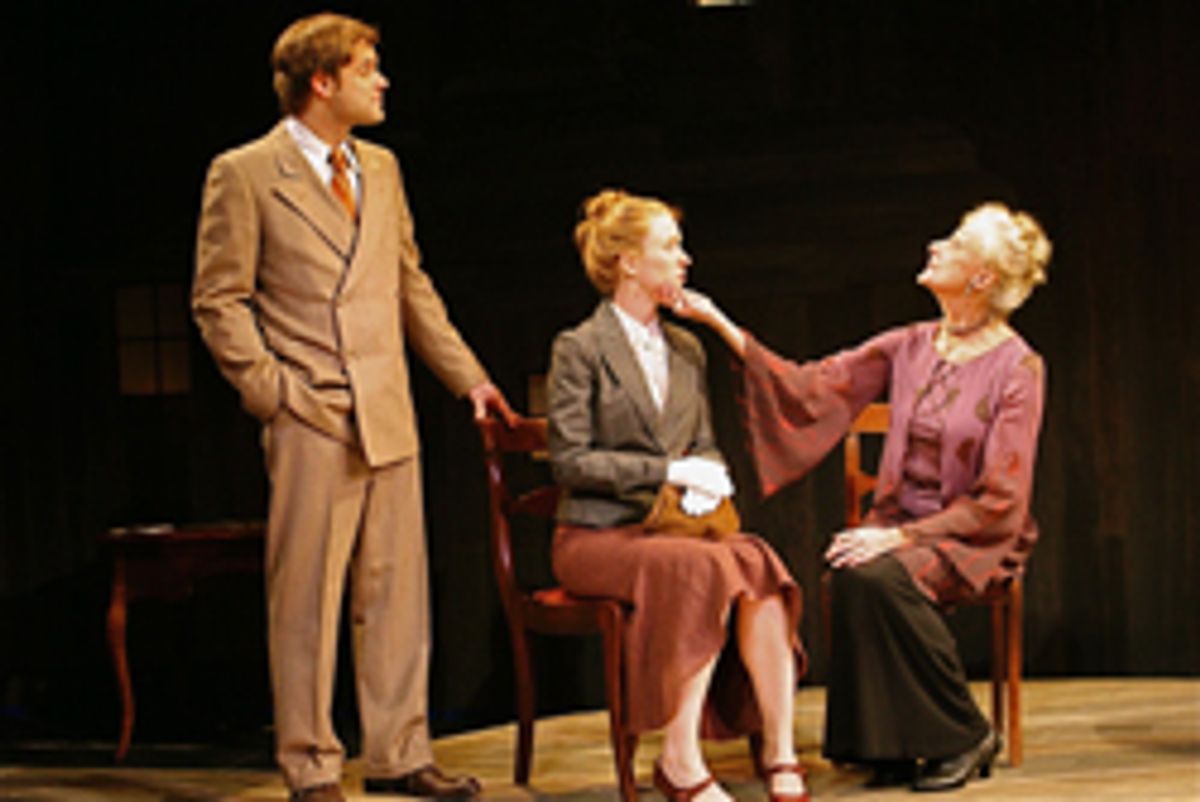 Clayton Apgar, Pepper Binkley and Kathleen Butler in In Shakespeare and the Bible at 