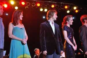 James Wesley, Kate Shindle, Tim Howar, Laura Osnes @ BroadwayWorld James Wesley, Kate Shindle, Tim Howar, Laura Osnes Photo
