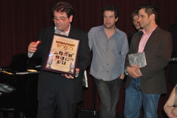 Make-A-Wish's Mark Pilon, James Wesley, Tim Howar, Seth Rudetsky Photo
