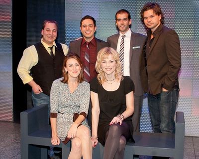 Jared Gertner, Kate Wetherhead, Adam Gwon, Lisa Brescia, Marc Bruni, and Hunter Foste Photo