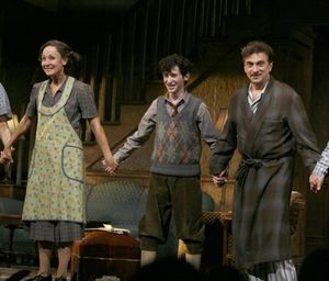 Laurie Metcalf, Noah Robbins and Dennis Boustikaris
@ BroadwayWorld Laurie Metcalf, Noah Robbins and Dennis Boustikaris
Photo