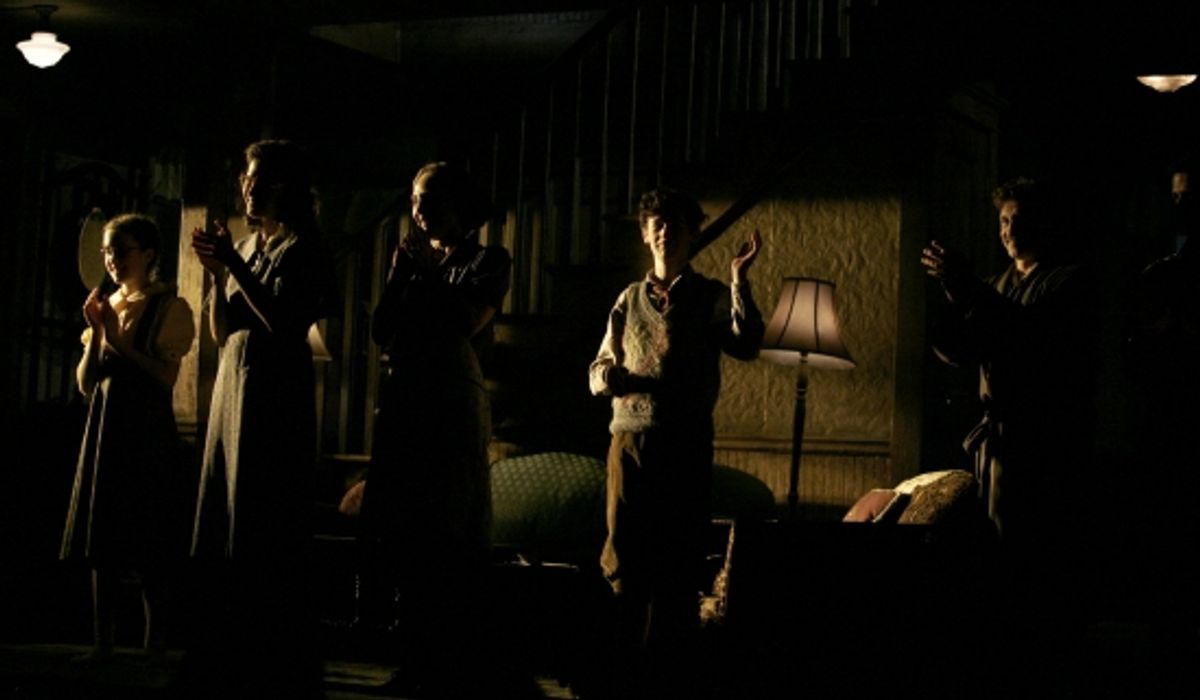 Gracie Bea Lawrence, Jessica Hecht, Laurie Metcalf, Noah Robbins and Dennis Boustikaris
 at 