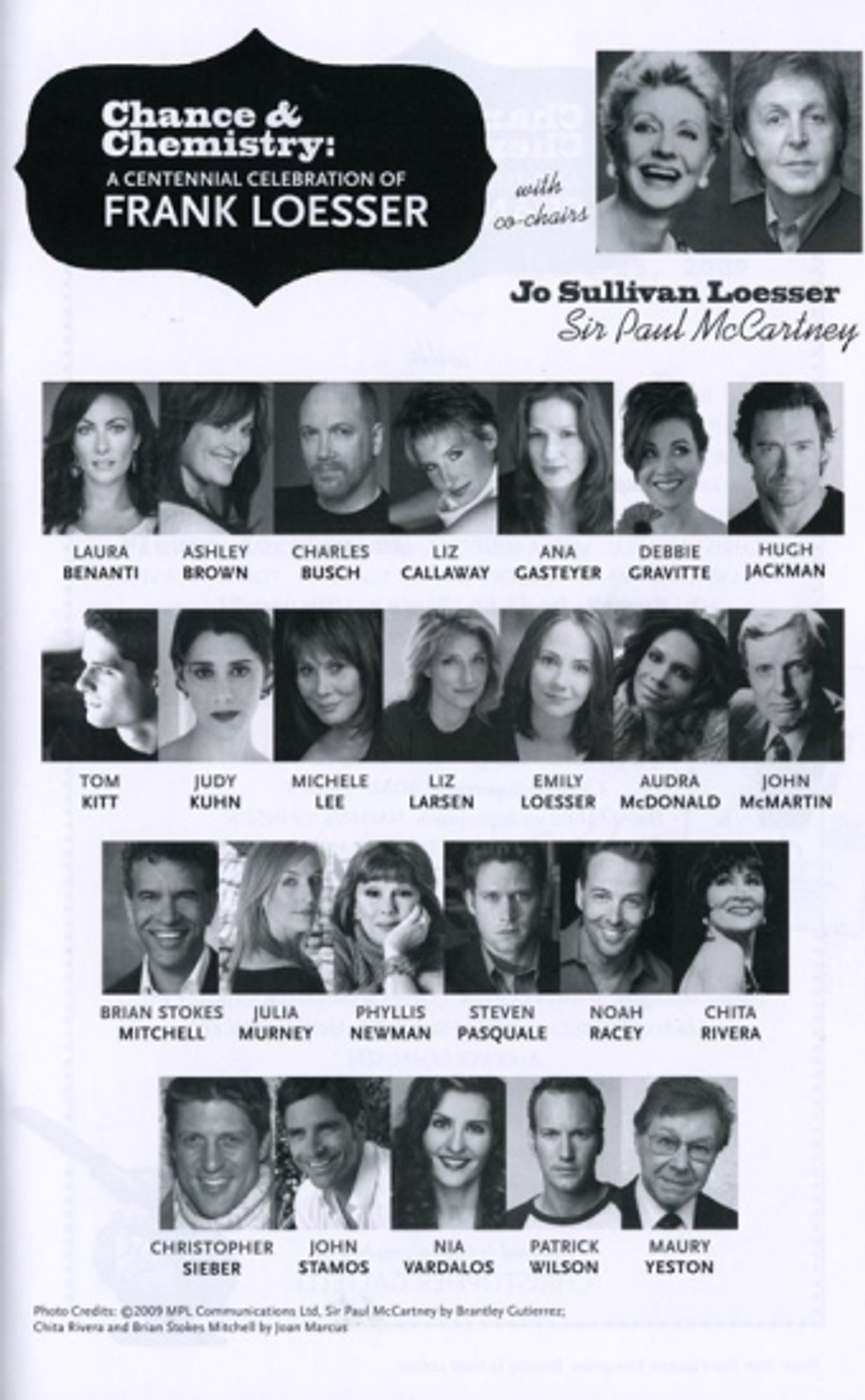 Photo Coverage: Chance and Chemistry: A Celebration of Frank Loesser - Curtain Call  Image