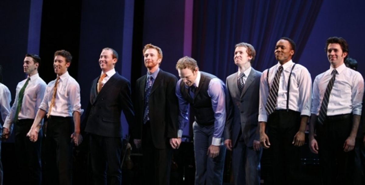 Tyler Maynard, Paul Castree and the male ensemble at 