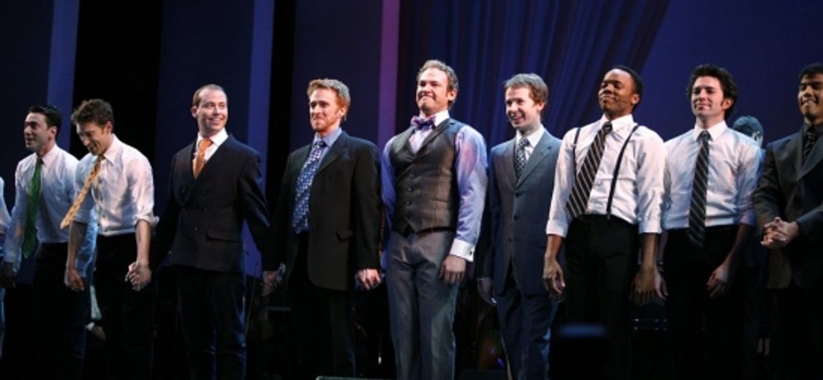 Tyler Maynard, Paul Castree and the male ensemble at 