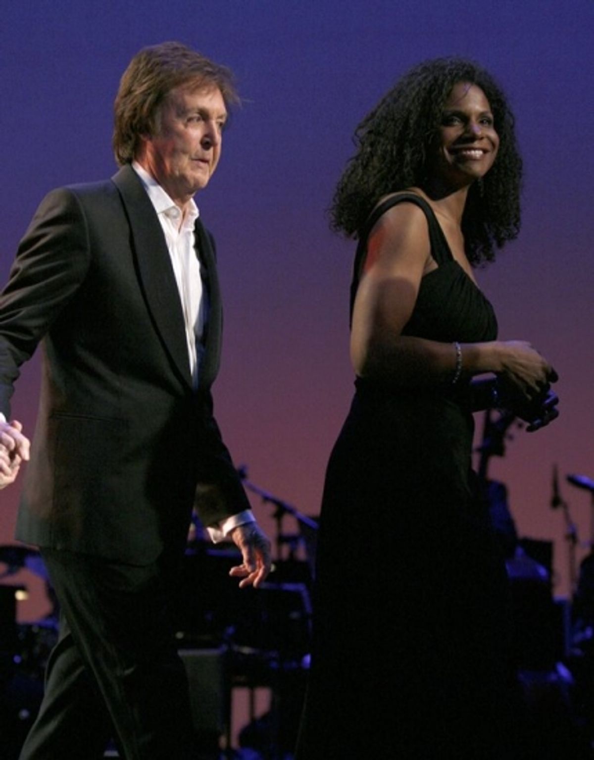 Paul McCartney and Audra McDonald at 
