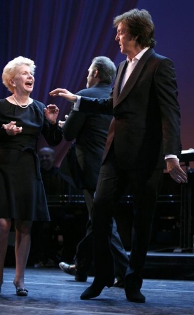Jo Sullivan Loesser and Paul McCartney Photo