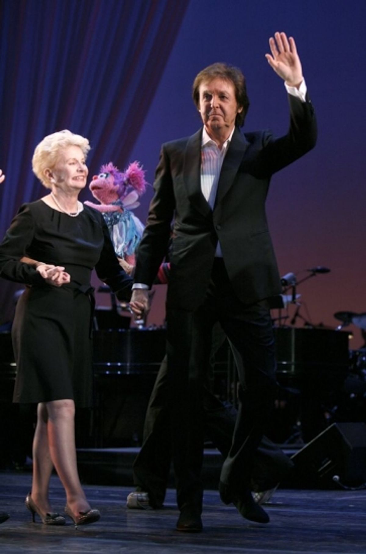 Jo Sullivan Loesser and Paul McCartney at 