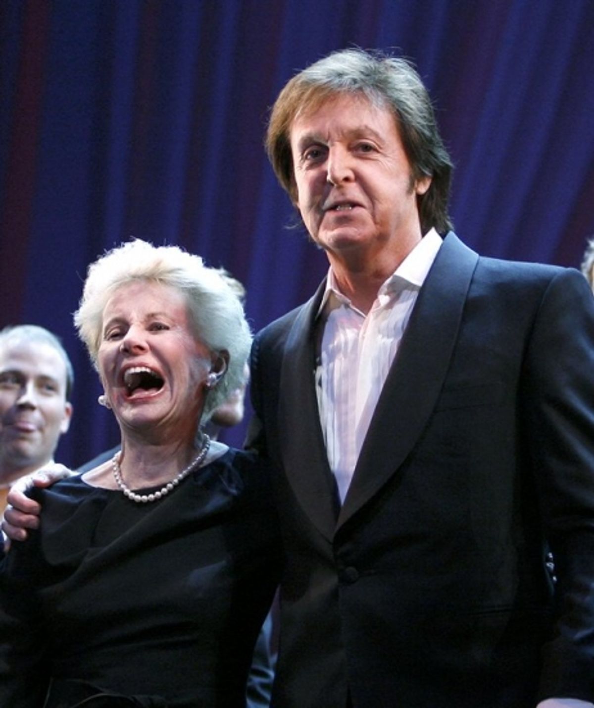 Jo Sullivan Loesser and Paul McCartney at 