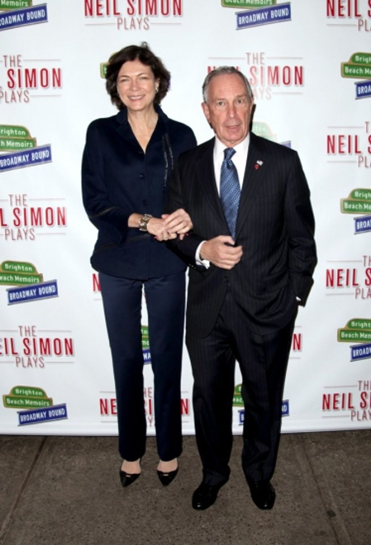 Diana Taylor and Mayor Michael Bloomberg at 