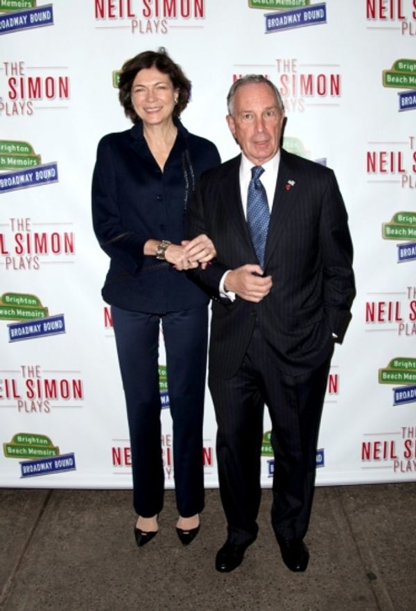Diana Taylor and Mayor Michael Bloomberg Photo