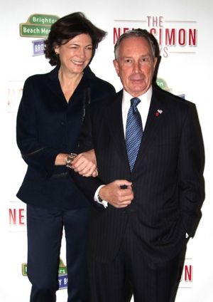 Diana Taylor and Mayor Michael Bloomberg Photo